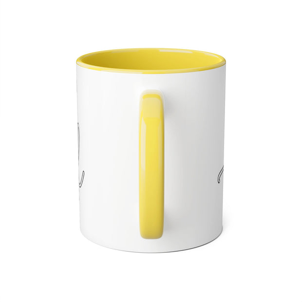 Breast Cancer Support Accent Mugs, 11oz