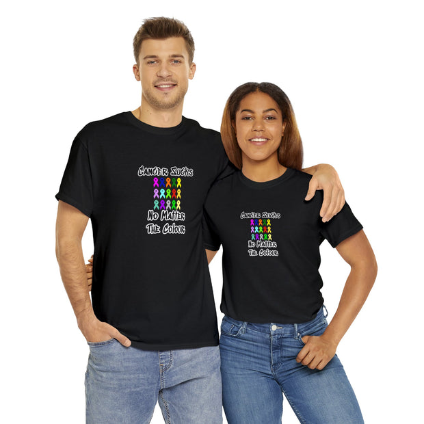 Cancer Sucks Unisex Heavy Cotton Tee