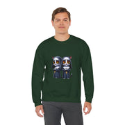 Horror Movie Cats Unisex Heavy Blend™ Crewneck Sweatshirt