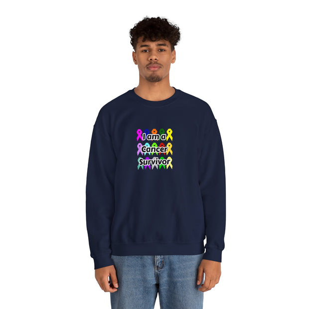 Cancer Survivor Unisex Heavy Blend™ Crewneck Sweatshirt