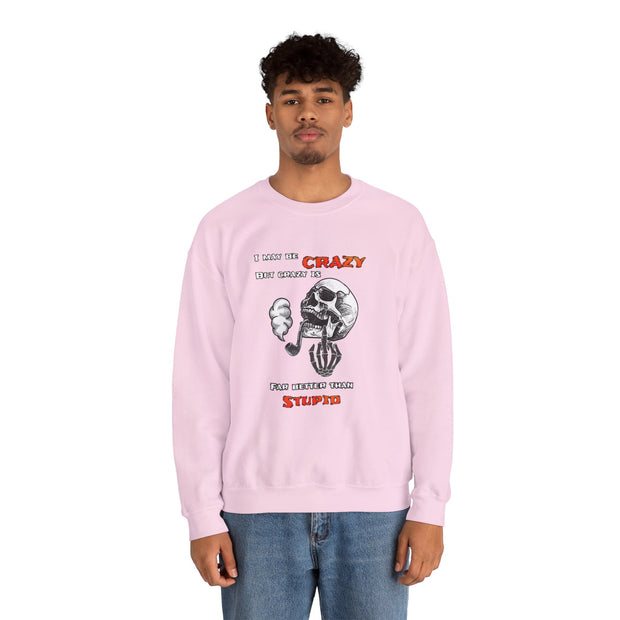 Crazy Skull Unisex Heavy Blend™ Crewneck Sweatshirt