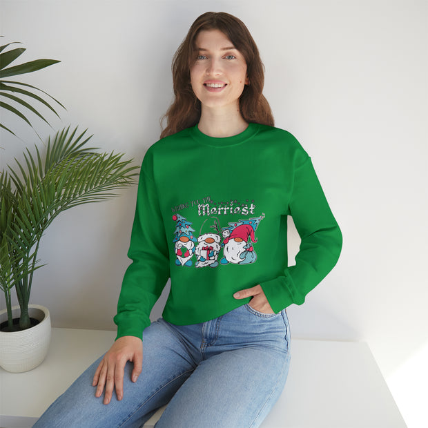 Gnome Christmas Unisex Heavy Blend™ Crewneck Sweatshirt