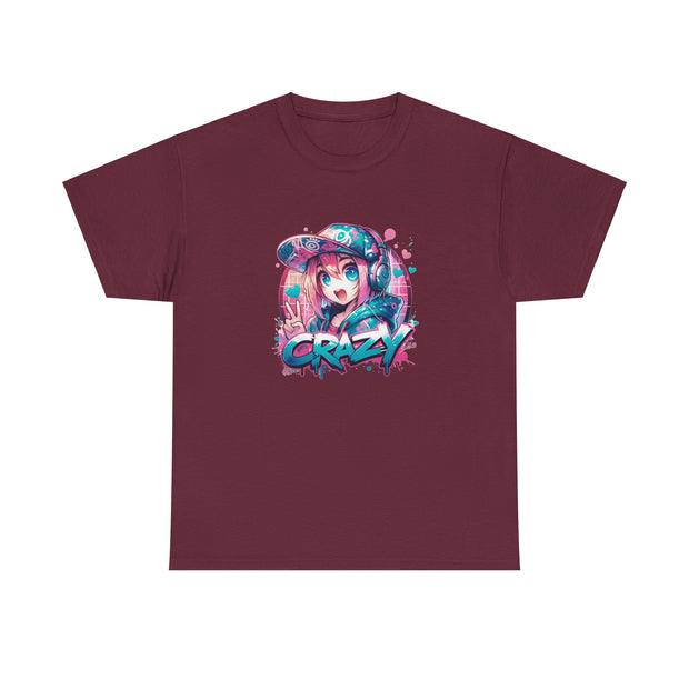 Graffiti Anime Girls Unisex Heavy Cotton Tee