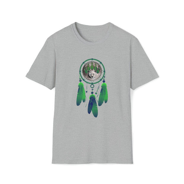 Bear Dream Catcher Unisex Softstyle T-Shirt