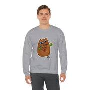 Christmas cat Unisex Heavy Blend™ Crewneck Sweatshirt