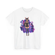Anime Female Demon Unisex Heavy Cotton Tee