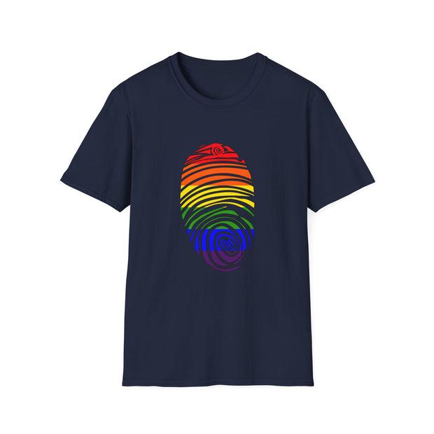 Pride Fingerprint Unisex Softstyle T-Shirt