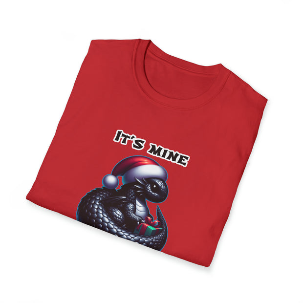 Christmas dragon Unisex Softstyle T-Shirt