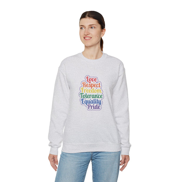 Love Respect Freedom Unisex Heavy Blend™ Crewneck Sweatshirt