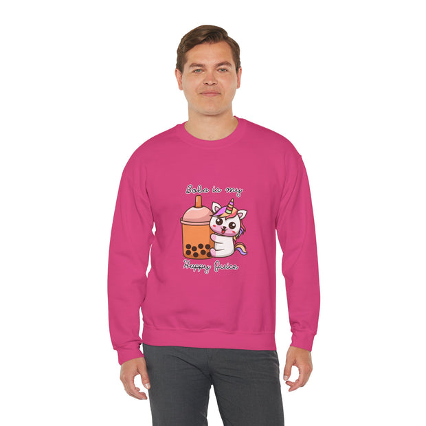 Unicorn Boba Unisex Heavy Blend™ Crewneck Sweatshirt