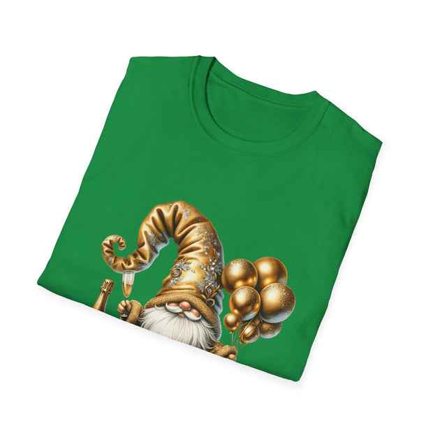 New Year Gnome Unisex Softstyle T-Shirt
