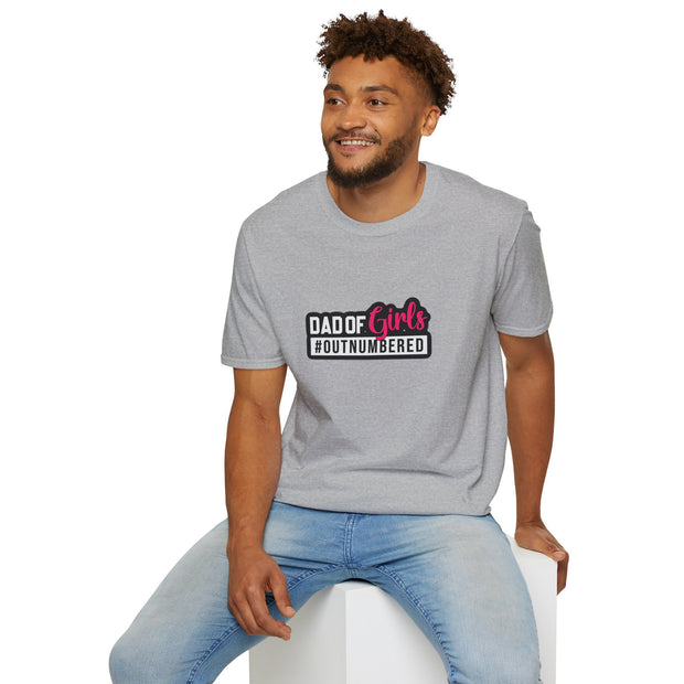 Dad of Girls Unisex Softstyle T-Shirt