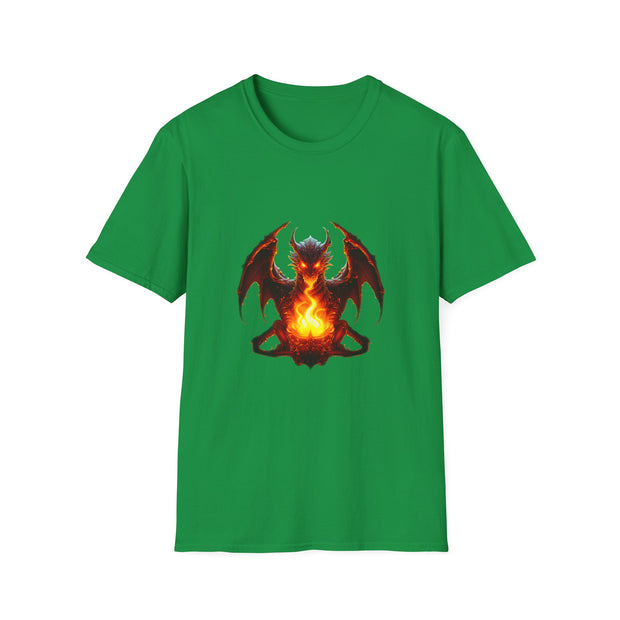Fire Dragon Unisex Softstyle T-Shirt