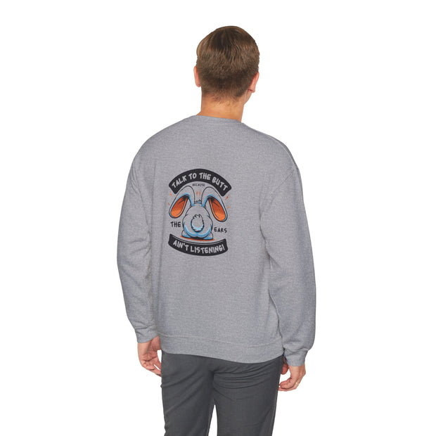 Talk to the Butt Unisex Heavy Blend™ Crewneck Sweatshirt