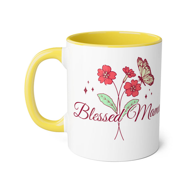 Blessed Mama Accent Mugs, 11oz