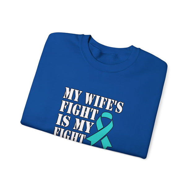 My Wife’s Fight Unisex Heavy Blend™ Crewneck Sweatshirt