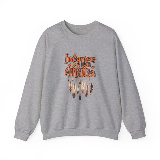 Indigenous Lives Matter Unisex Heavy Blend™ Crewneck Sweatshirt