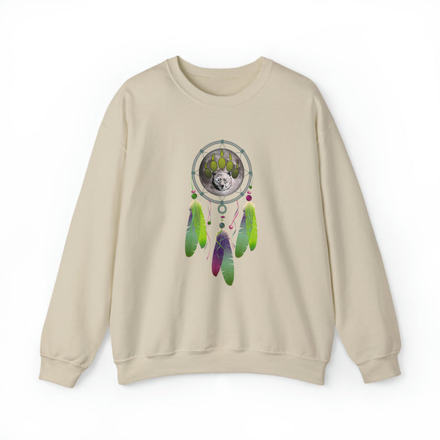 Bear Dream Catcher Unisex Heavy Blend™ Crewneck Sweatshirt