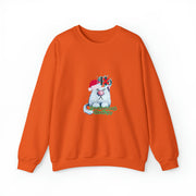 Christmas cat Unisex Heavy Blend™ Crewneck Sweatshirt