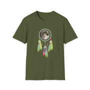 Wolf Dream catcher Unisex Softstyle T-Shirt