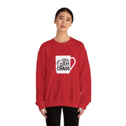 Coffee and Chaos Unisex Heavy Blend™ Crewneck Sweatshirt
