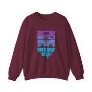 Disc Golf Wife Unisex Heavy Blend™ Crewneck Sweatshirt