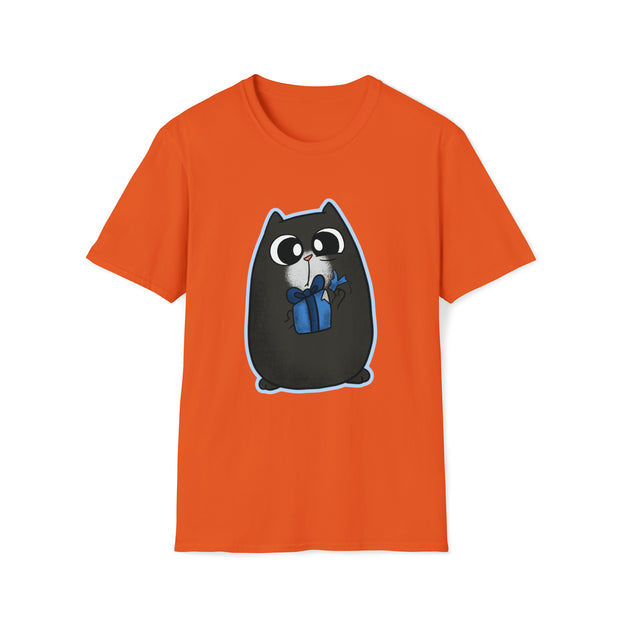 Christmas cat Unisex Softstyle T-Shirt