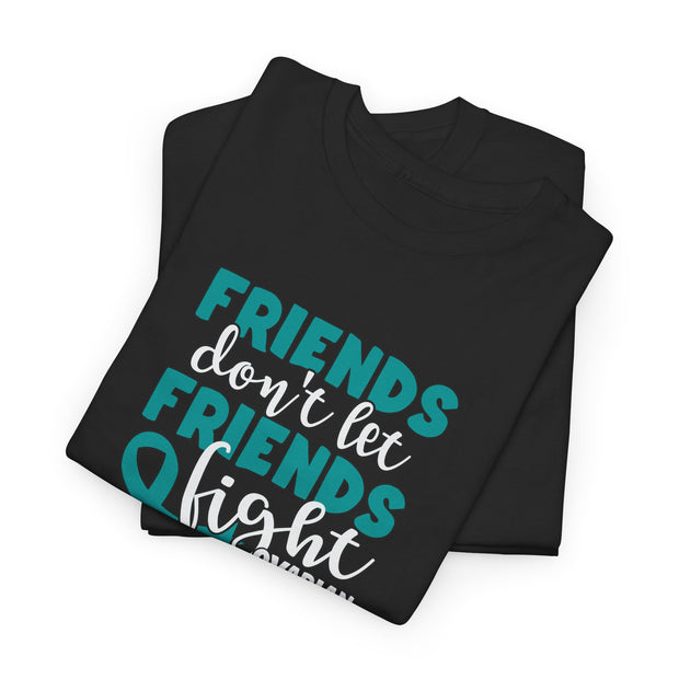 Ovarian Cancer Friends Unisex Heavy Cotton Tee