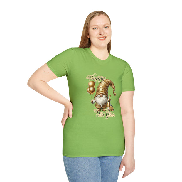 Gnome New Year Unisex Softstyle T-Shirt
