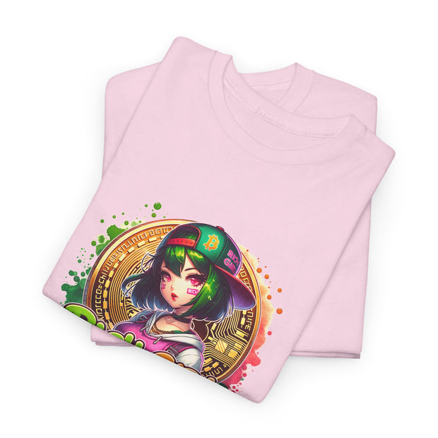 Graffiti Anime Girls Unisex Heavy Cotton Tee