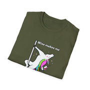 Unicorn Wine Unisex Softstyle T-Shirt