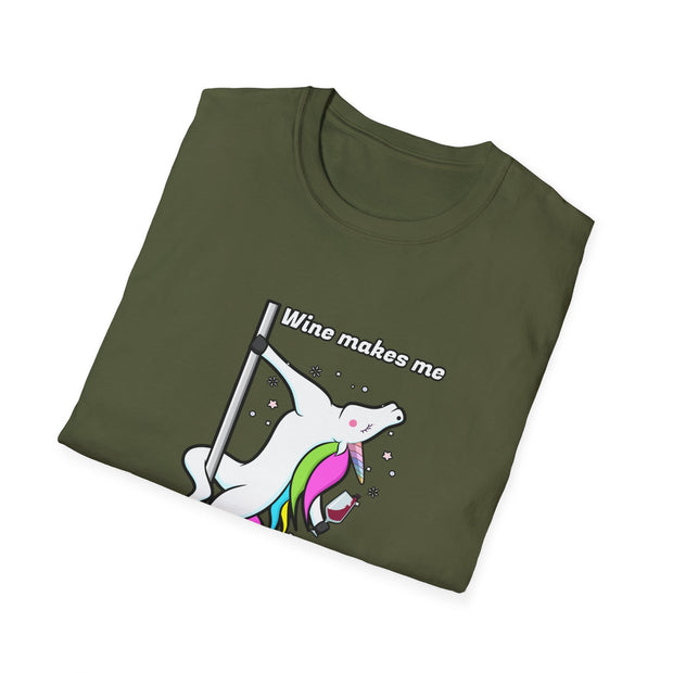 Unicorn Wine Unisex Softstyle T-Shirt