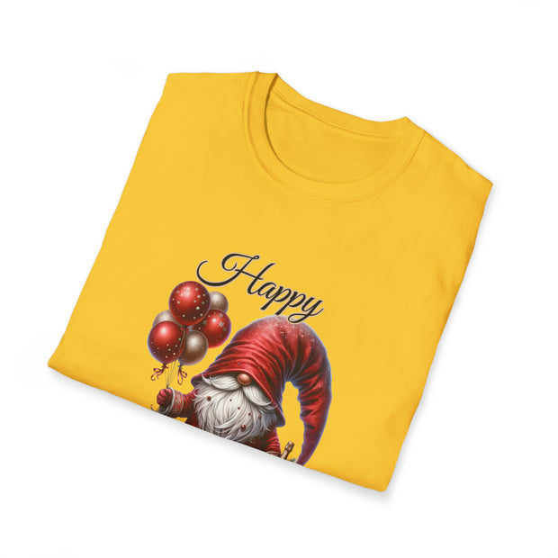 Gnome New Year Unisex Softstyle T-Shirt
