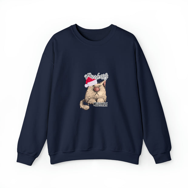 Christmas cat Unisex Heavy Blend™ Crewneck Sweatshirt