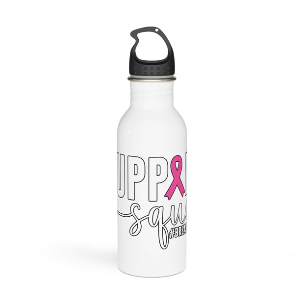 Breast Cancer Support Stainless Steel Water Bottle