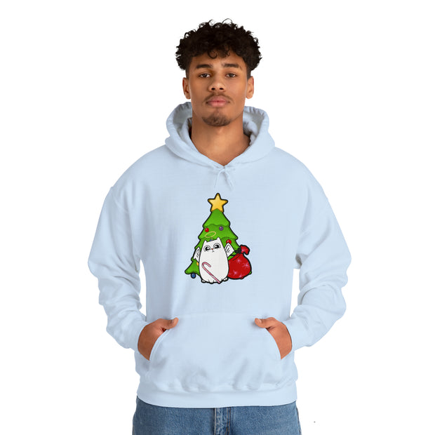 Christmas cat Unisex Heavy Blend™ Hooded Sweatshirt
