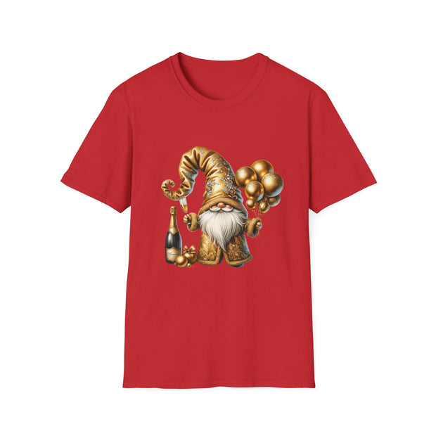 New Year Gnome Unisex Softstyle T-Shirt