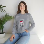 Christmas cat Unisex Heavy Blend™ Crewneck Sweatshirt