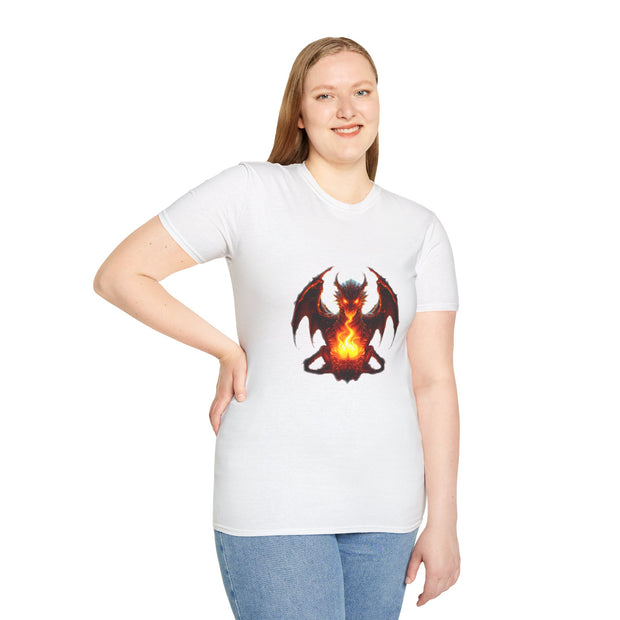 Fire Dragon Unisex Softstyle T-Shirt