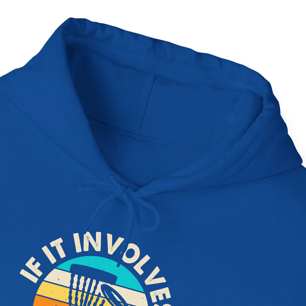 If it Involves Disc Golf Unisex Heavy Blend™ Hooded Sweatshirt