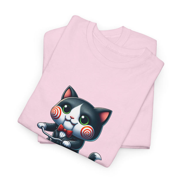 Horror Movie Cats Unisex Heavy Cotton Tee