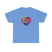 Soda Pop Heart Tee - Vintage Unisex Cotton T-Shirt, Casual Wear, Retro Graphic Tee, Gift for Soda Lovers, Summer Fashion