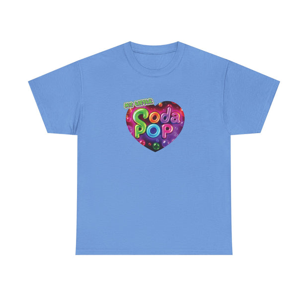 Soda Pop Heart Tee - Vintage Unisex Cotton T-Shirt, Casual Wear, Retro Graphic Tee, Gift for Soda Lovers, Summer Fashion