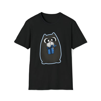 Christmas cat Unisex Softstyle T-Shirt