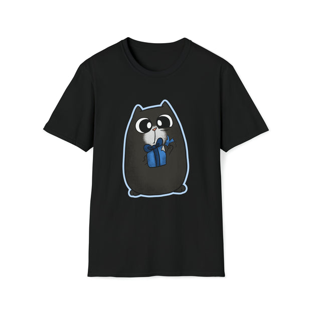 Christmas cat Unisex Softstyle T-Shirt