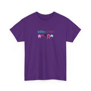 Soda Pop Unisex Heavy Cotton Tee, Casual Wear, Gift for Friends, Fun Summer T-Shirt, Graphic Shirt for Parties, Trendy Everyday Tee