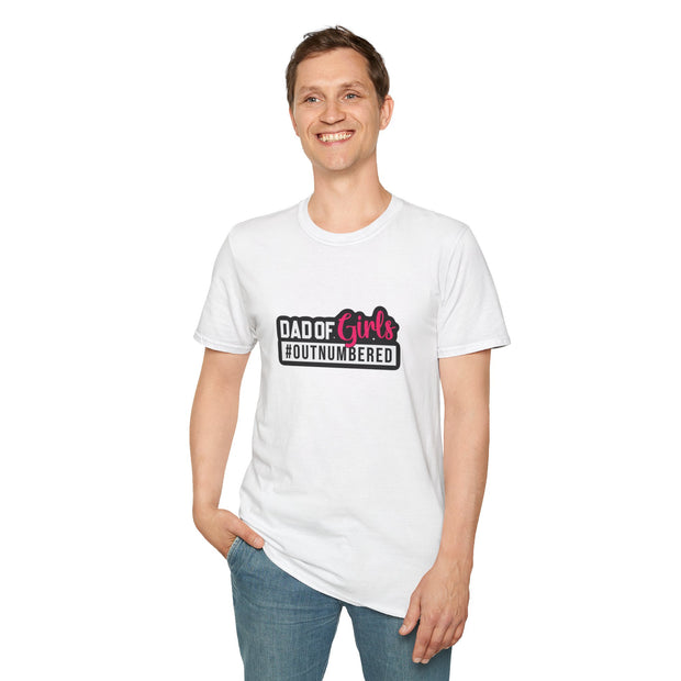 Dad of Girls Unisex Softstyle T-Shirt