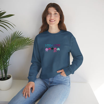 Soda Pop Crewneck Sweatshirt | Unisex Comfortable Top, Gift for Fathers Day, Cozy Fashion, Casual and Trendy Wear