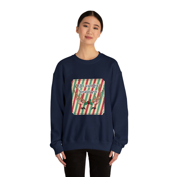 Reindeer Unisex Heavy Blend™ Crewneck Sweatshirt