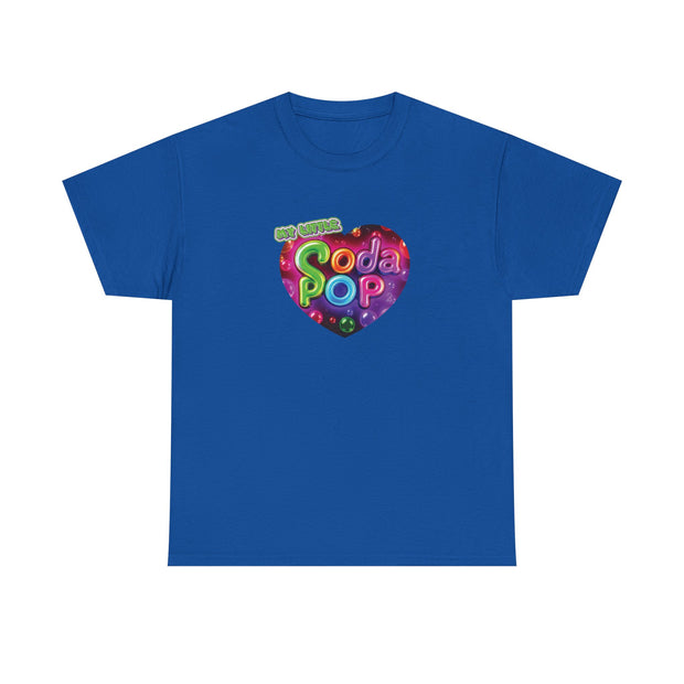 Soda Pop Heart Tee - Vintage Unisex Cotton T-Shirt, Casual Wear, Retro Graphic Tee, Gift for Soda Lovers, Summer Fashion